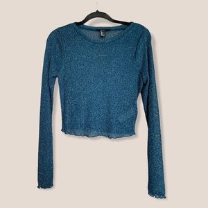 Mesh Long Sleeve Top